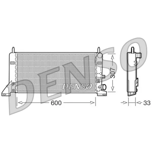 Chladič motora DENSO DRM10023