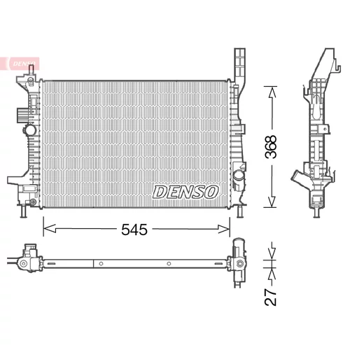 Chladič motora DENSO DRM10028