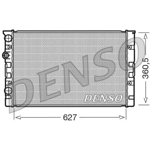 Chladič motora DENSO DRM26006