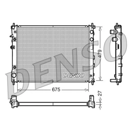 Chladič motora DENSO DRM36012