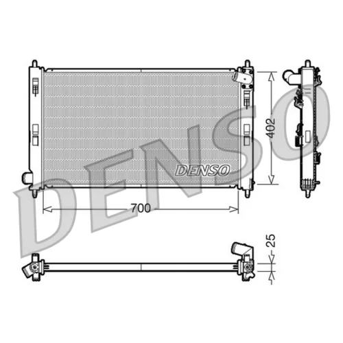 Chladič motora DENSO DRM45032