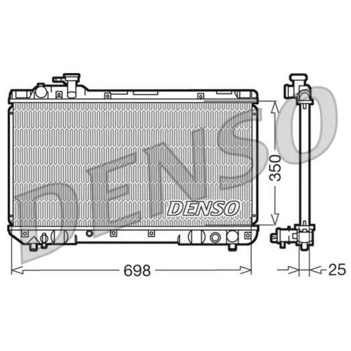 Chladič motora DENSO DRM50020