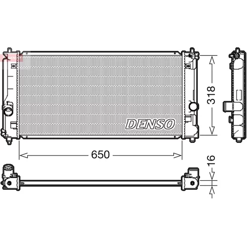 Chladič motora DENSO DRM50081