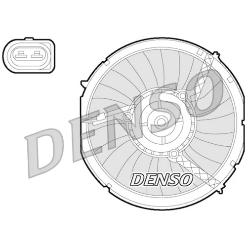 Ventilátor chladenia motora DENSO DER02003