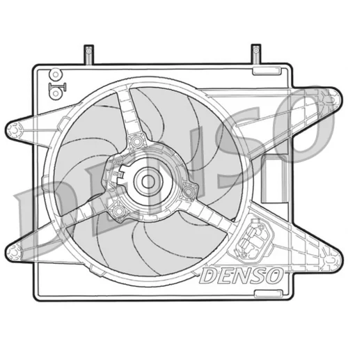 Ventilátor chladenia motora DENSO DER09001