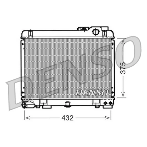 Chladič motora DENSO DRM05035