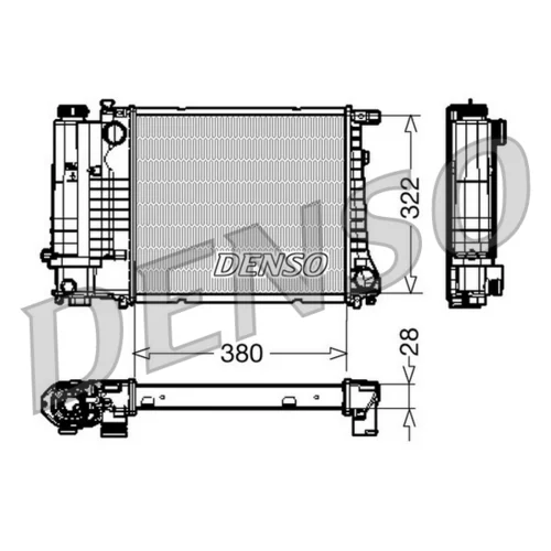 Chladič motora DENSO DRM05044