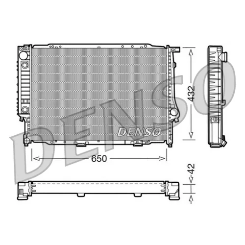 Chladič motora DENSO DRM05054