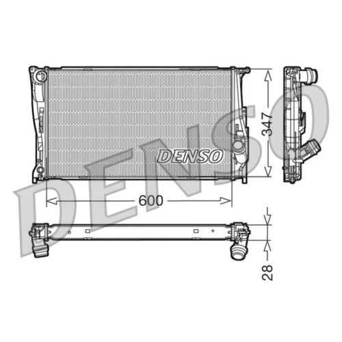 Chladič motora DENSO DRM05111