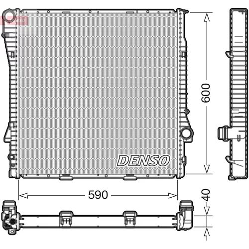 Chladič motora DENSO DRM05112