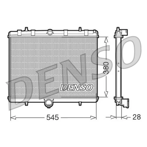 Chladič motora DENSO DRM07060