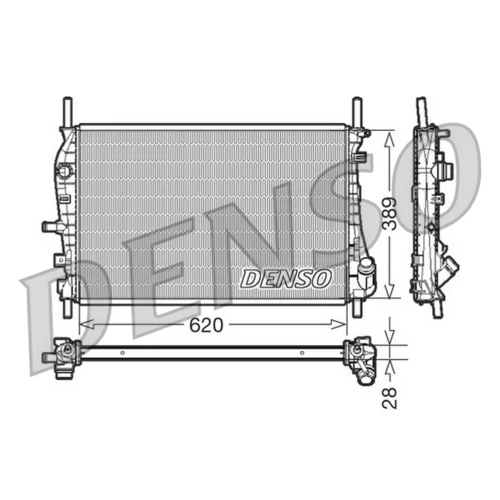 Chladič motora DENSO DRM10073