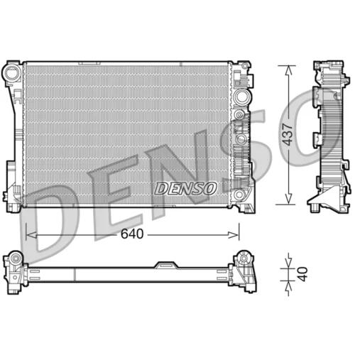 Chladič motora DENSO DRM17046