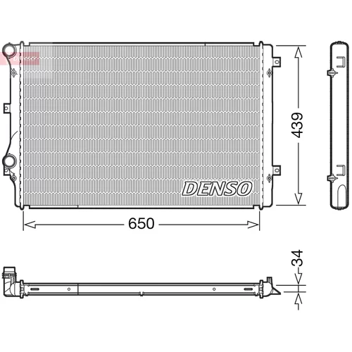 Chladič motora DENSO DRM32041