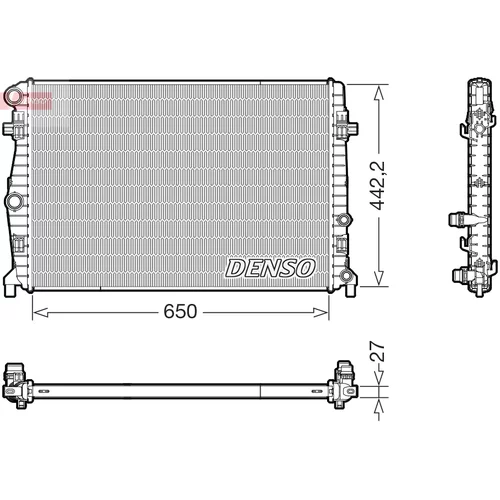 Chladič motora DENSO DRM32058