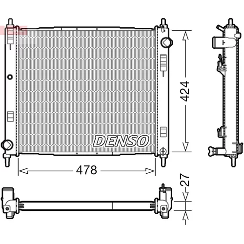 Chladič motora DENSO DRM46044