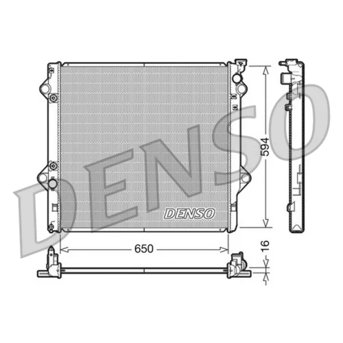 Chladič motora DENSO DRM50036