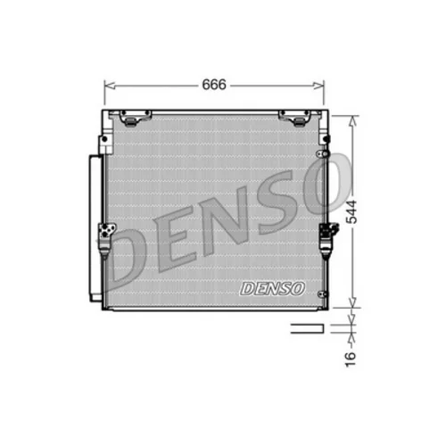 Kondenzátor klimatizácie DENSO DCN50036