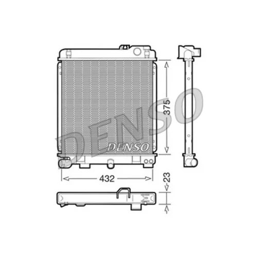 Chladič motora DENSO DRM05030