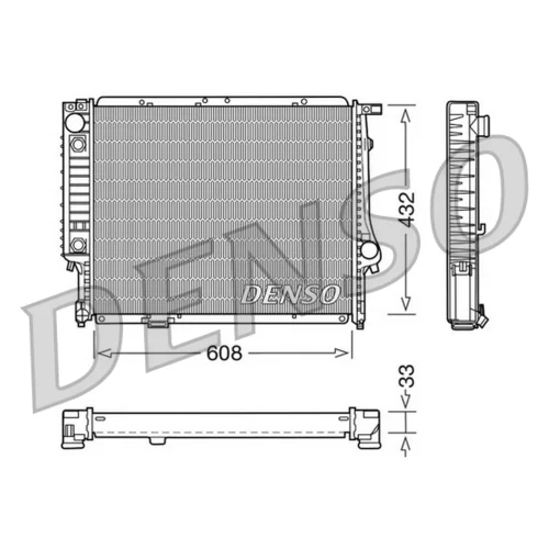 Chladič motora DENSO DRM05053