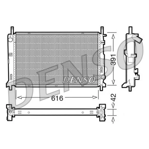 Chladič motora DENSO DRM10071