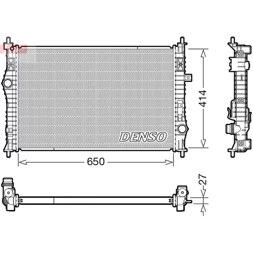 Chladič motora DENSO DRM21104