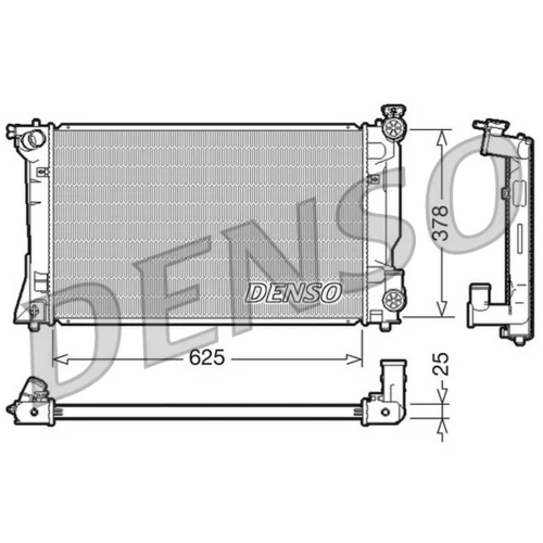 Chladič motora DENSO DRM50035