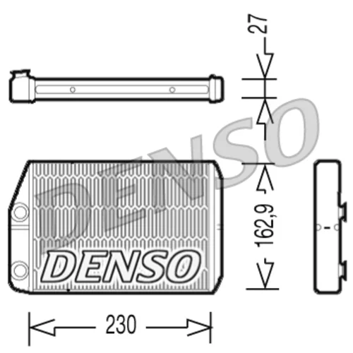 Výmenník tepla vnútorného kúrenia DENSO DRR09034