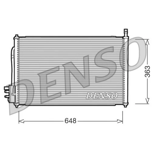 Kondenzátor klimatizácie DENSO DCN10006