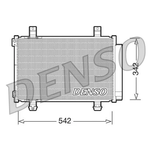 Kondenzátor klimatizácie DENSO DCN47005