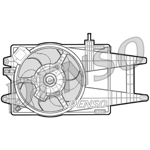 Ventilátor chladenia motora DENSO DER09040