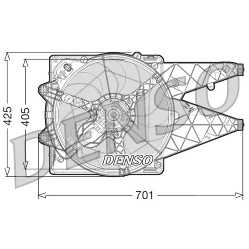 Ventilátor chladenia motora DENSO DER09101