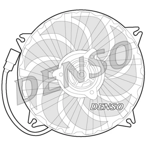 Ventilátor chladenia motora DENSO DER21017