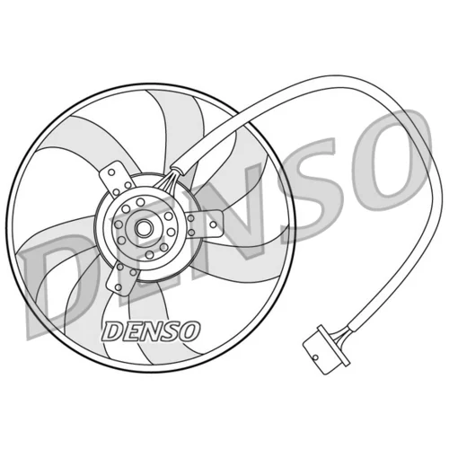 Ventilátor chladenia motora DENSO DER32003