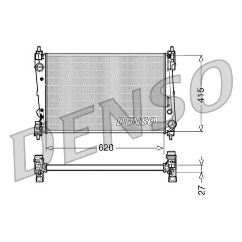 Chladič motora DENSO DRM09111