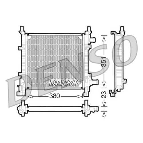 Chladič motora DENSO DRM10061