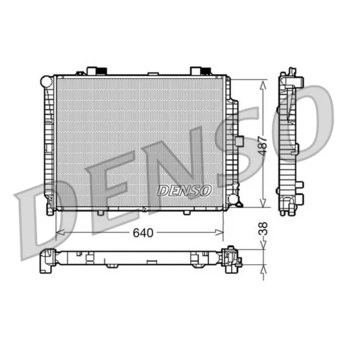 Chladič motora DENSO DRM17086