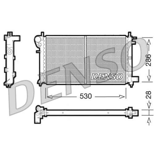 Chladič motora DENSO DRM21003