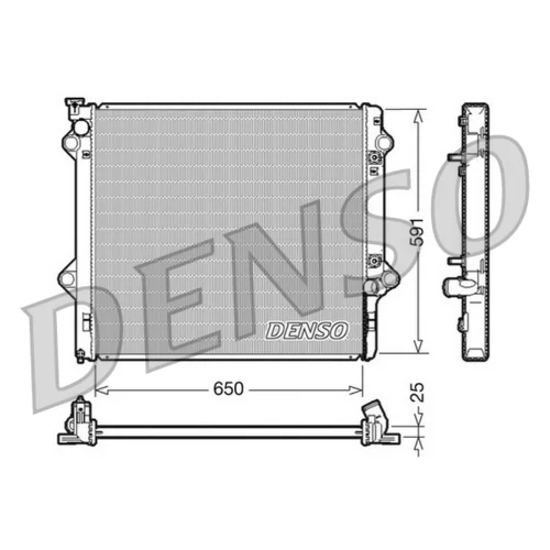 Chladič motora DENSO DRM50046