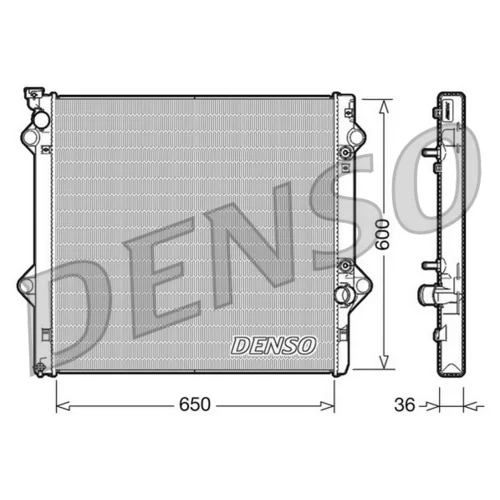 Chladič motora DENSO DRM50049