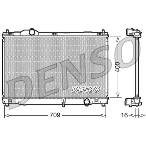 Chladič motora DENSO DRM51008