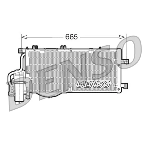 Kondenzátor klimatizácie DENSO DCN20016