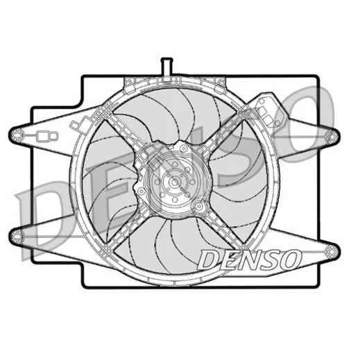 Ventilátor chladenia motora DENSO DER01001