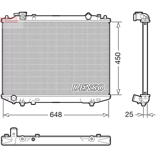 Chladič motora DENSO DRM10117