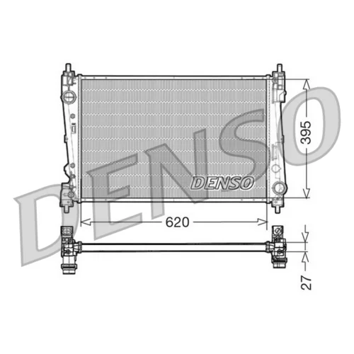 Chladič motora DENSO DRM13015