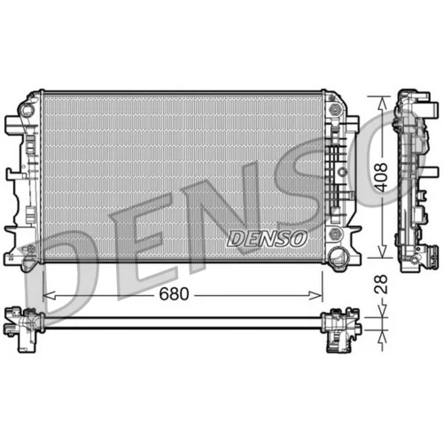 Chladič motora DENSO DRM17044