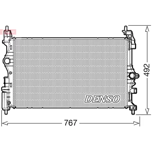 Chladič motora DENSO DRM20019