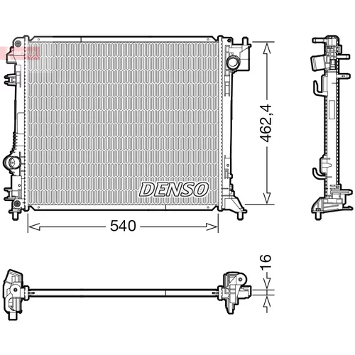 Chladič motora DENSO DRM46062