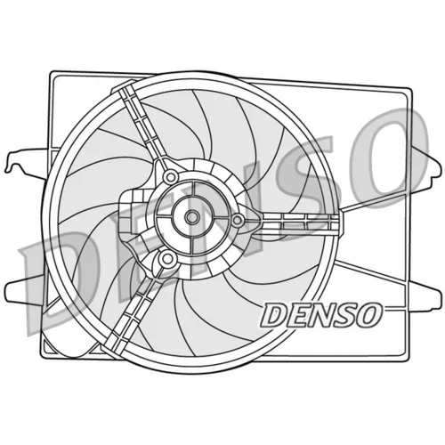 Ventilátor chladenia motora DENSO DER10003