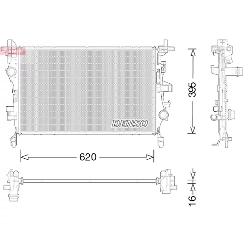 Chladič motora DENSO DRM09044